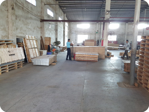 鑫百盛包装木箱自动化生产设备展示